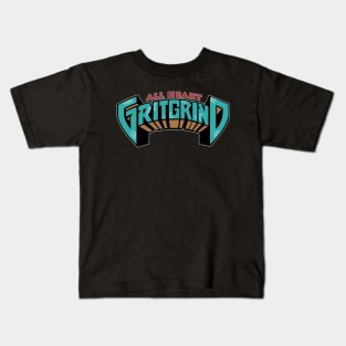 All Heart Grit Grind Grizzlies Kids T-Shirt